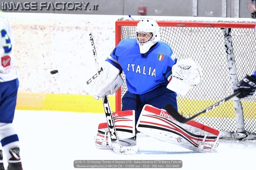 2018-11-10 Hockey Torneo 4 Nazioni U16 - Italia-Slovenia 6778 Marco Felicetti